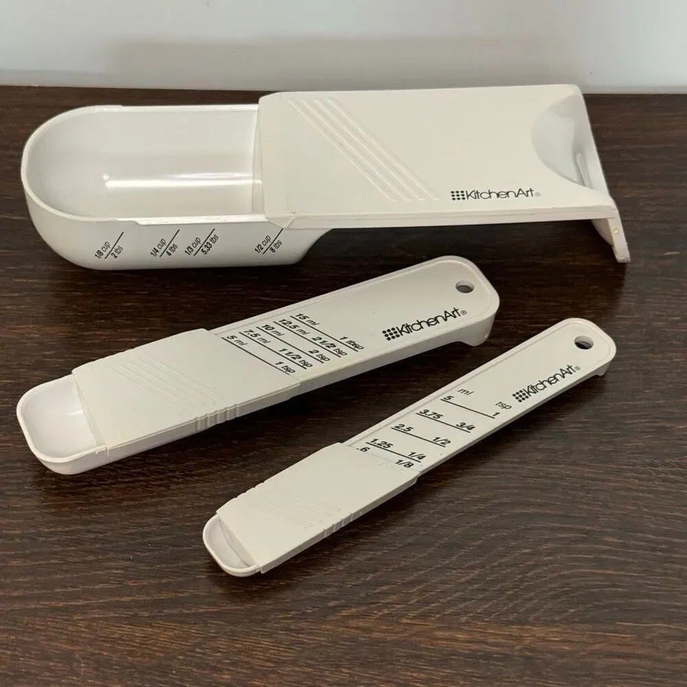 Kitchen Art 3 piece set all in one measuring cup tablespoon teaspoon